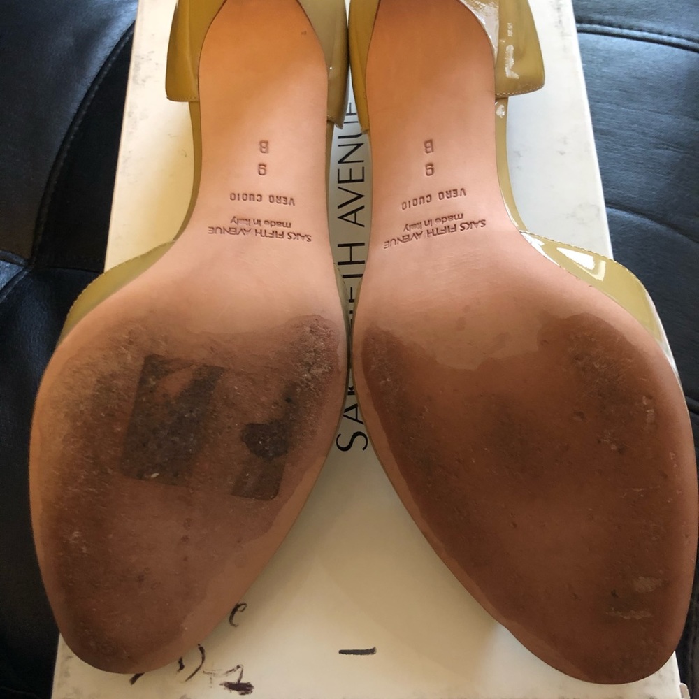 Nude heels by saks5ave